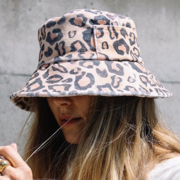 Lack Of Color Leopard Bucket Hat 
